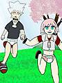 Gasser_and_Beauty_in_diapers.jpg