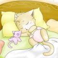 an_untitled_drawing_of_a_brown_kawii_kitty_in_sleeping_diapers_by_Nozomi_Suigetsu.png